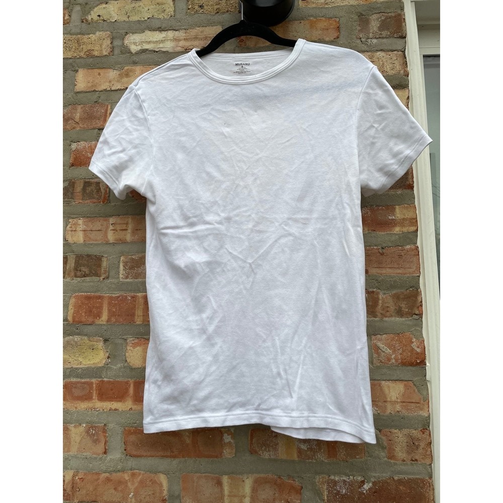 Munro white cotton short sleeve T-shirt sz S